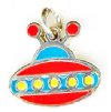 Sterling Silver 13x15mm UFO Pendant